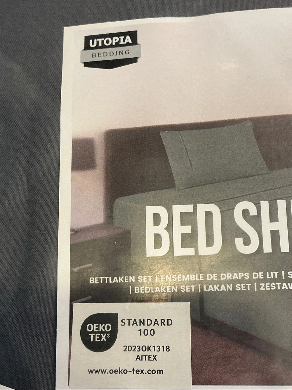 Soft Gray Sheet Set - Luxury Microfiber